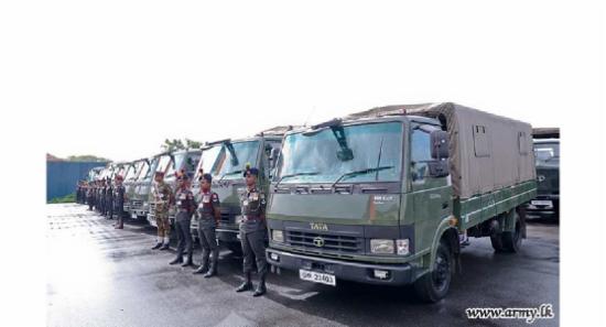 ඉවත්කළ වාහන 76ක් යුද්ධ හමුදාවෙන් නවීකරණය කර සේවයට